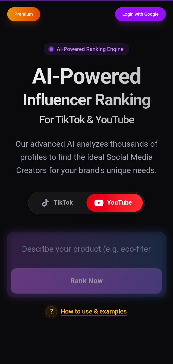 InfluencerAI - Product Image