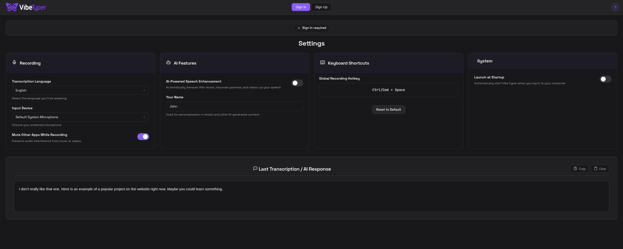 Vibe Typer - Product Image