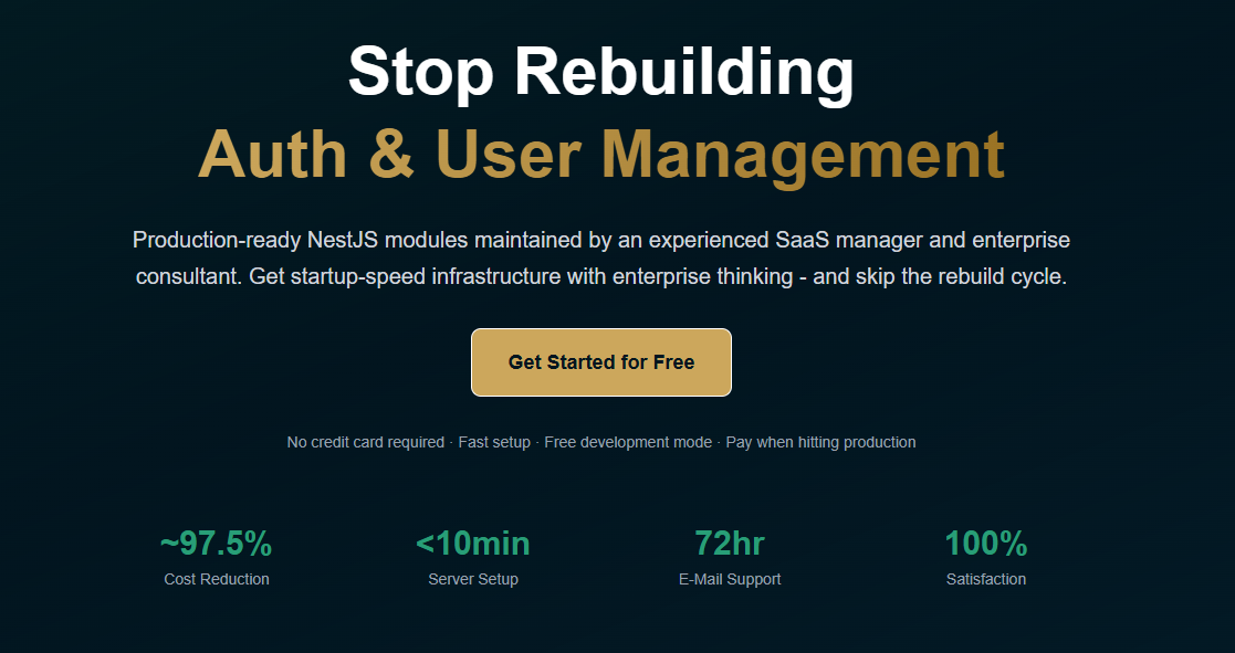 RS Tech Hub - NestJS Starter Bundle - Product Image
