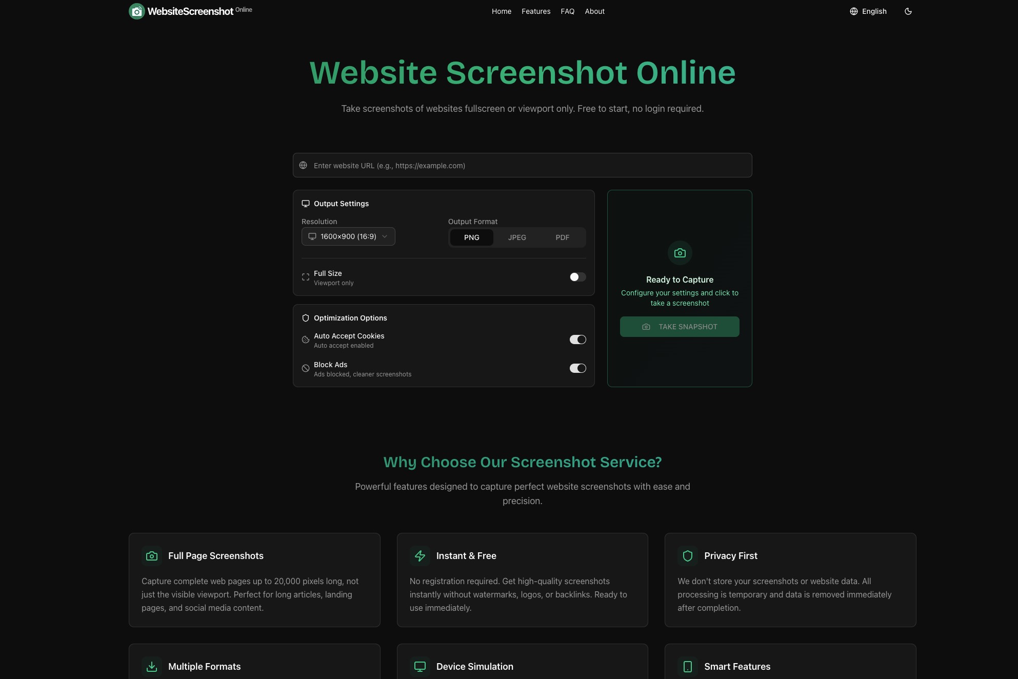WebsiteScreenshot - Product Image