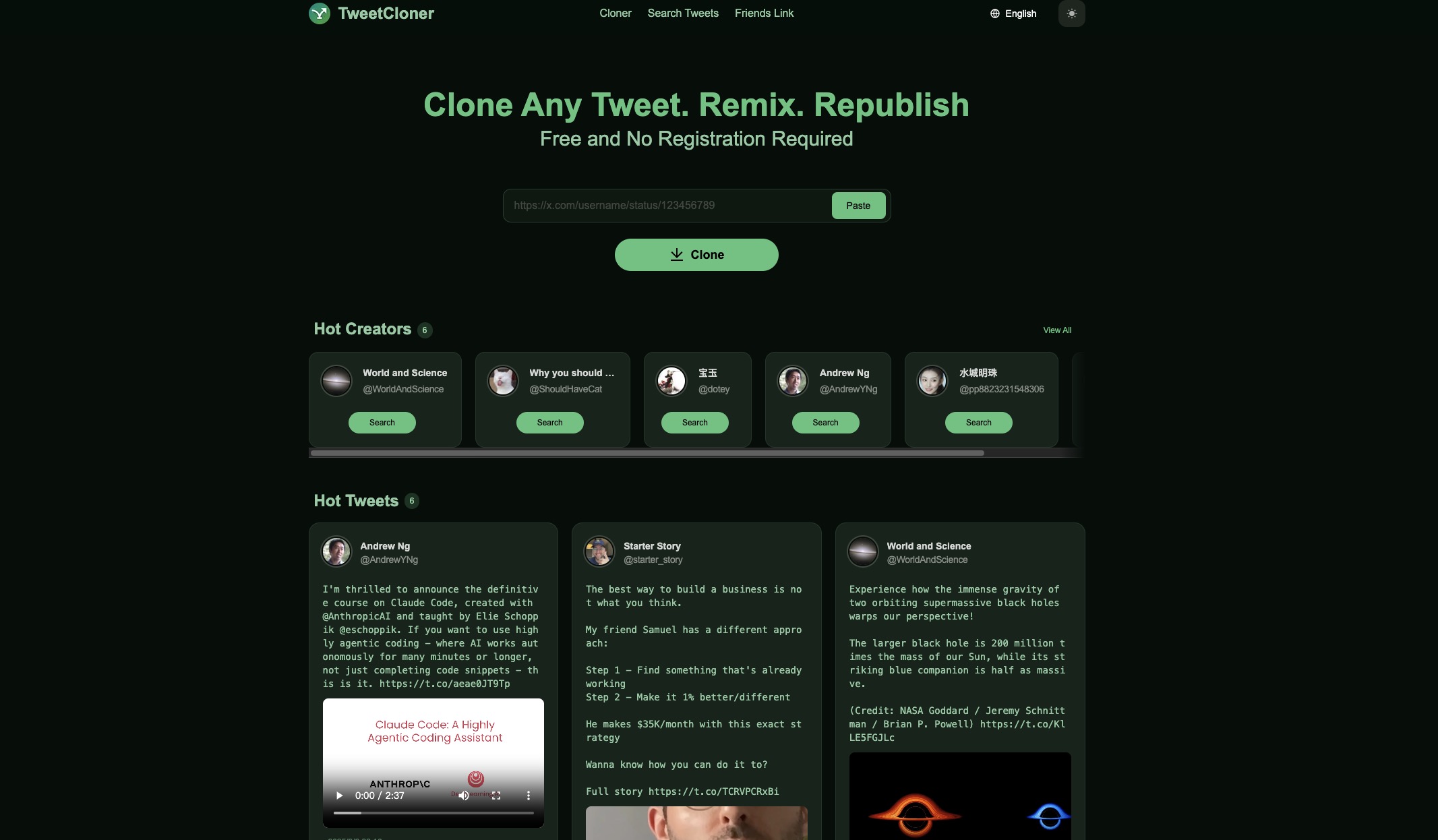 TweetCloner - Product Image