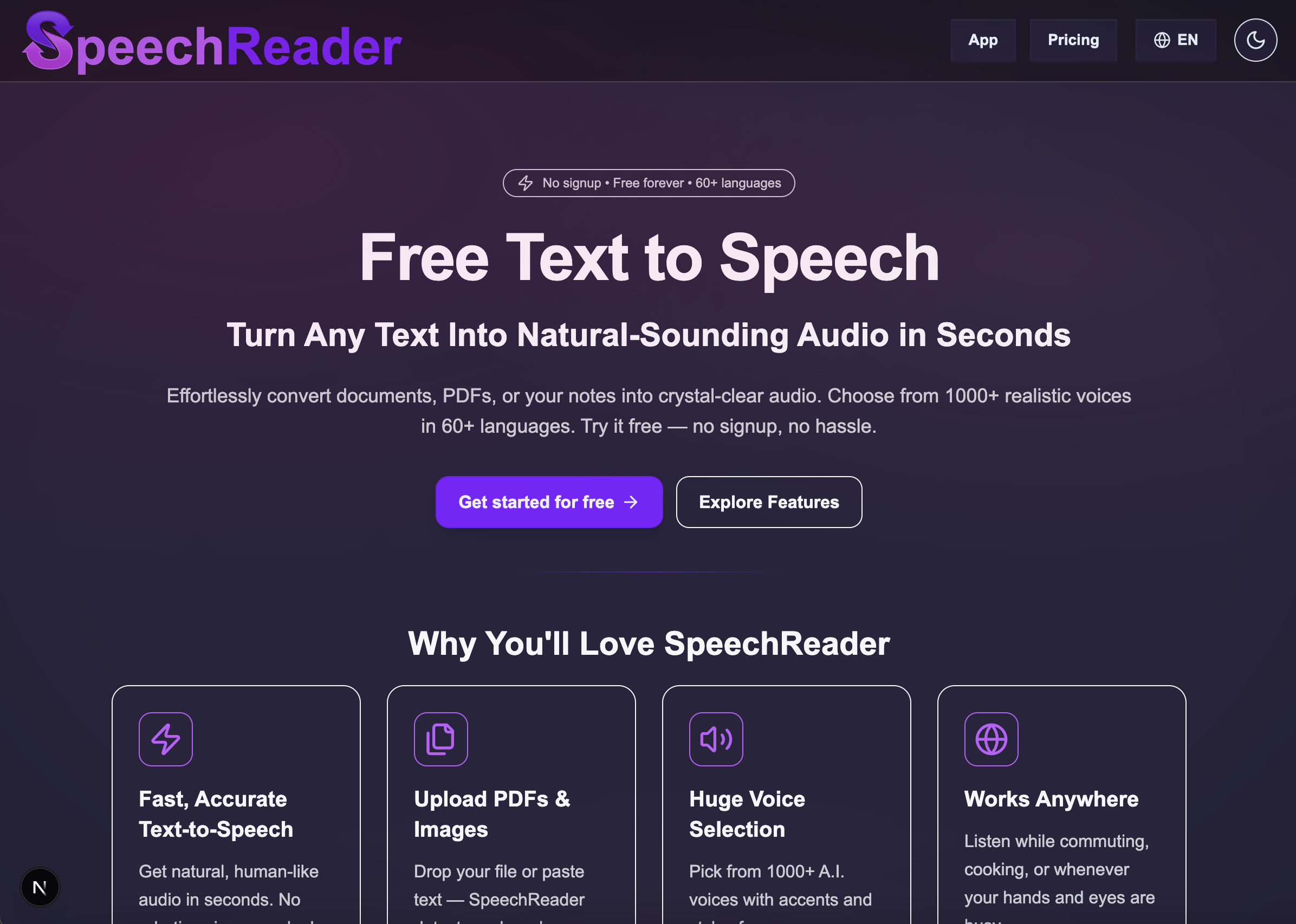 SpeechReader - Product Image