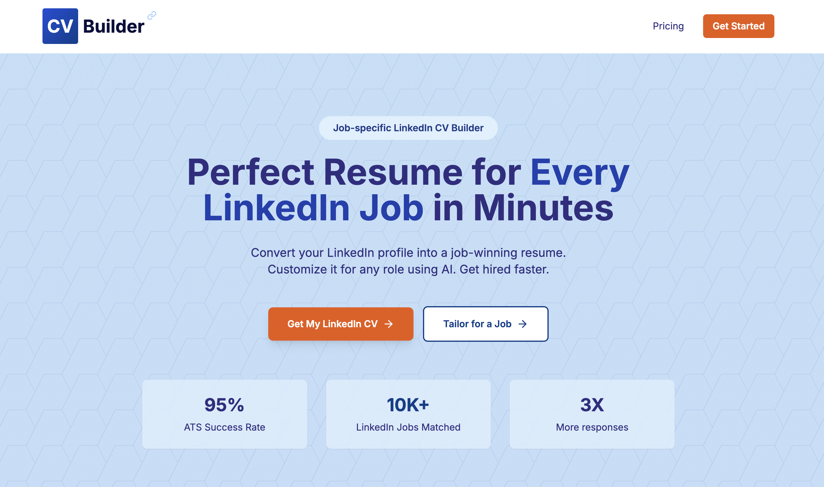 Linked CV Builder - Product Image