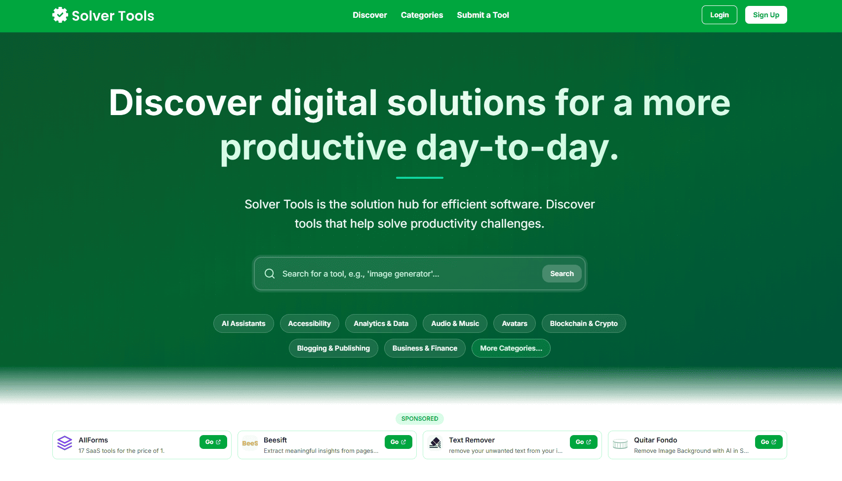 Solver Tools - Product Image