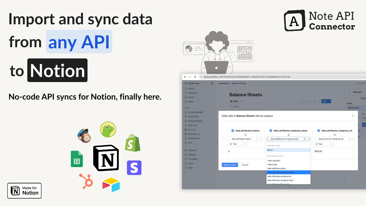 Note API Connector - Product Image