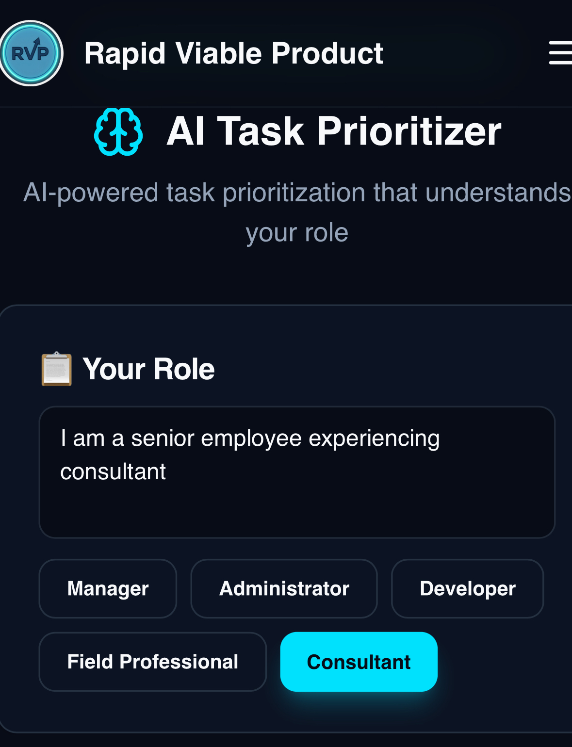 RVP - smart To Do List - Product Image