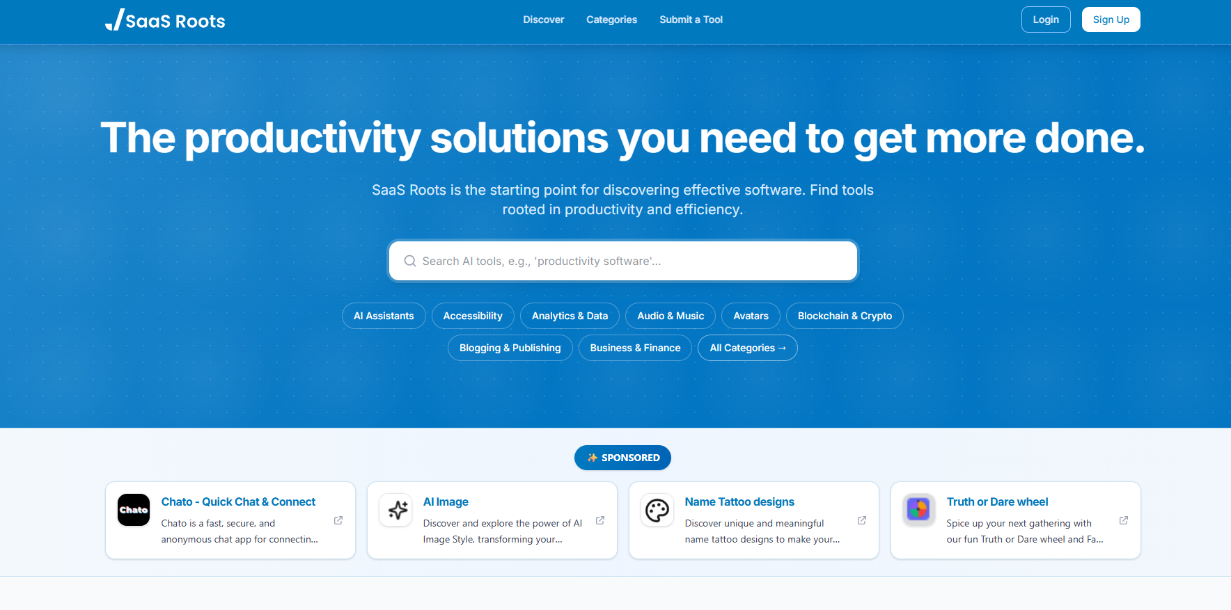 SaaS Roots - Product Image