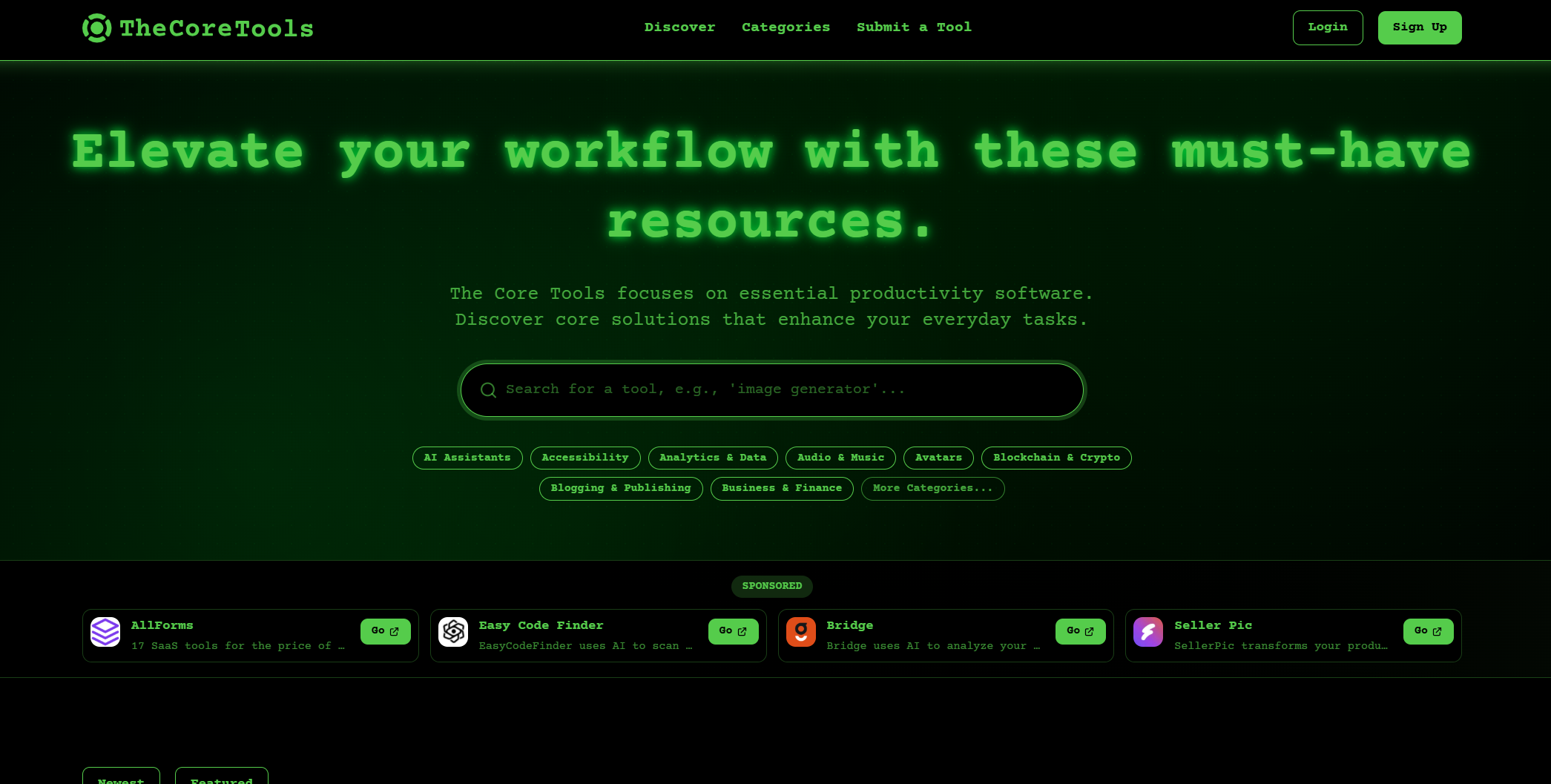 The Core Tools - Product Image