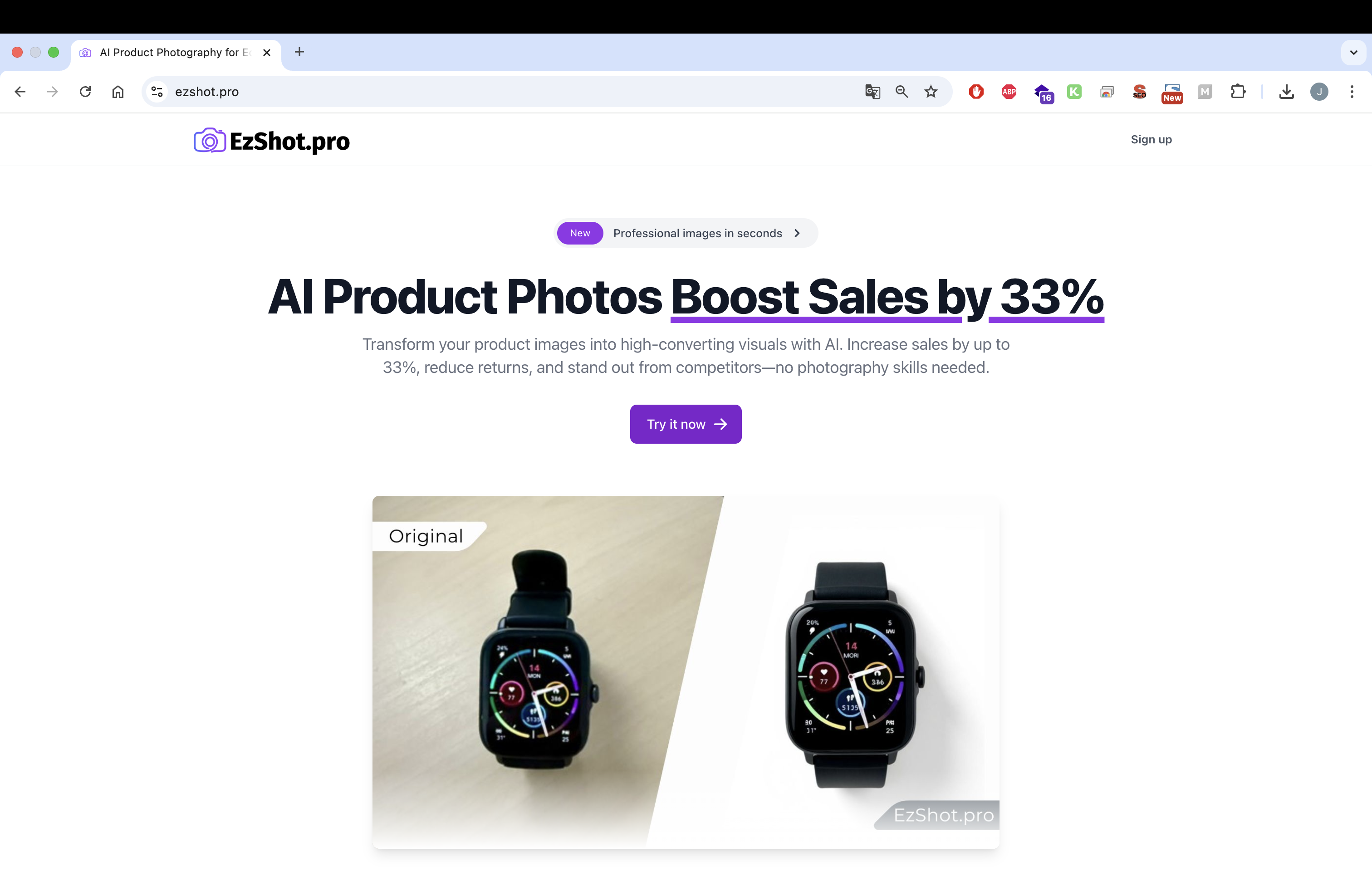 EzShot.pro - Product Image