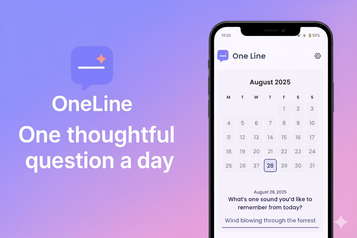 OneLine – One Question a Day - Product Image