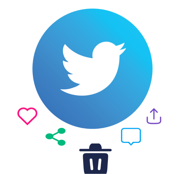 DeleteTweets logo