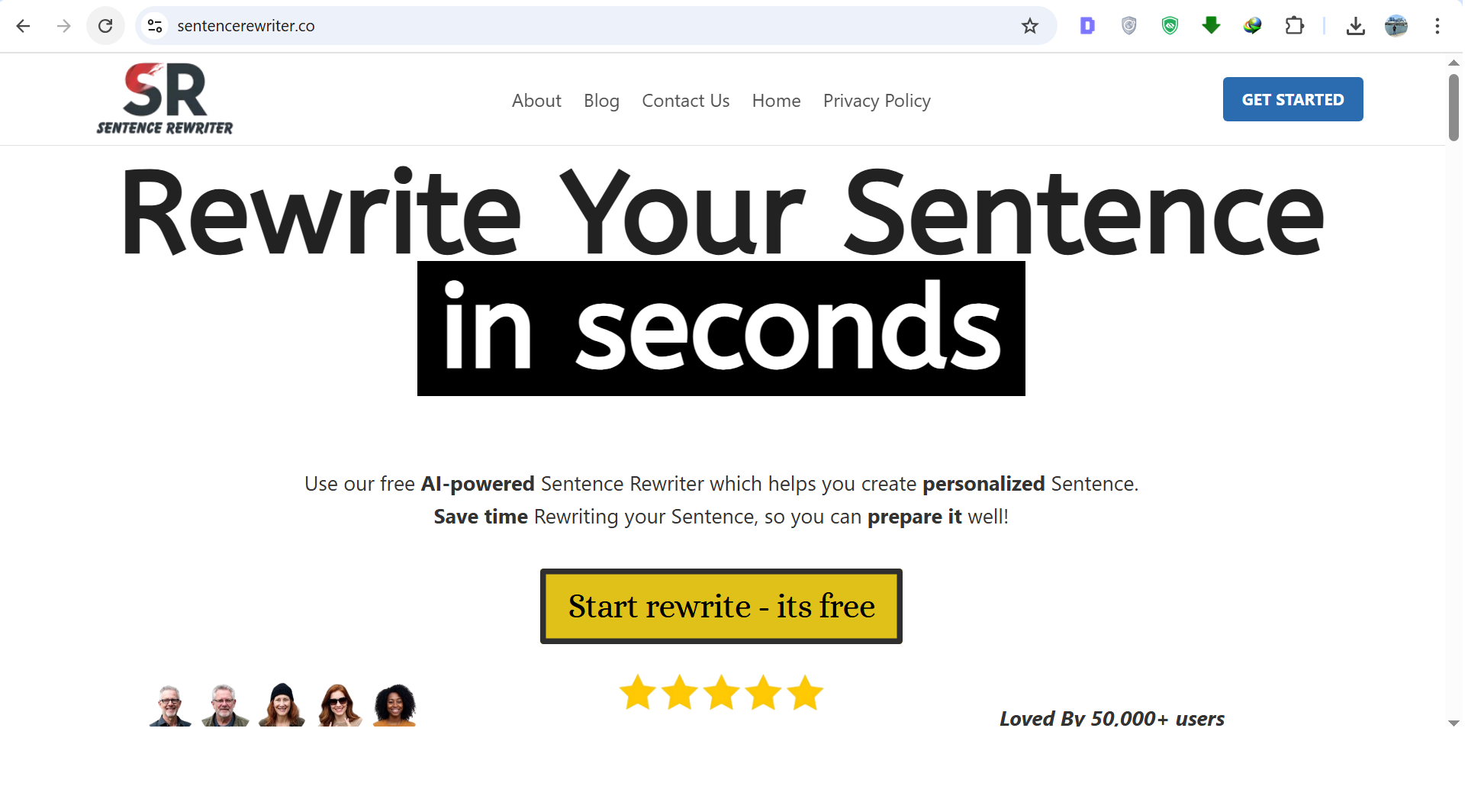 sentence rewriter - Product Image