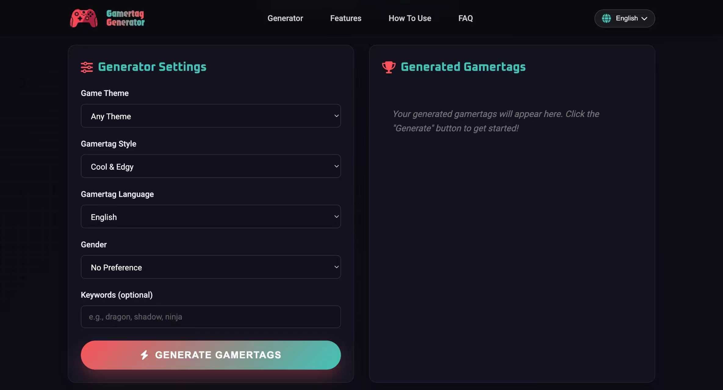 Gamertag Generator - Product Image