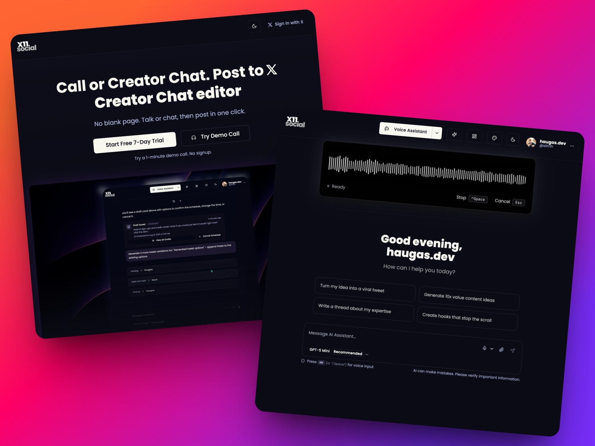 X11.social - Product Image