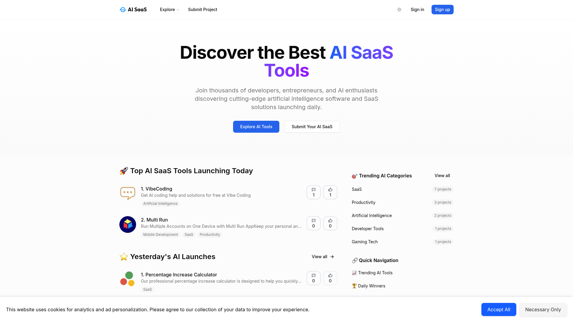 AI SaaS - Product Image