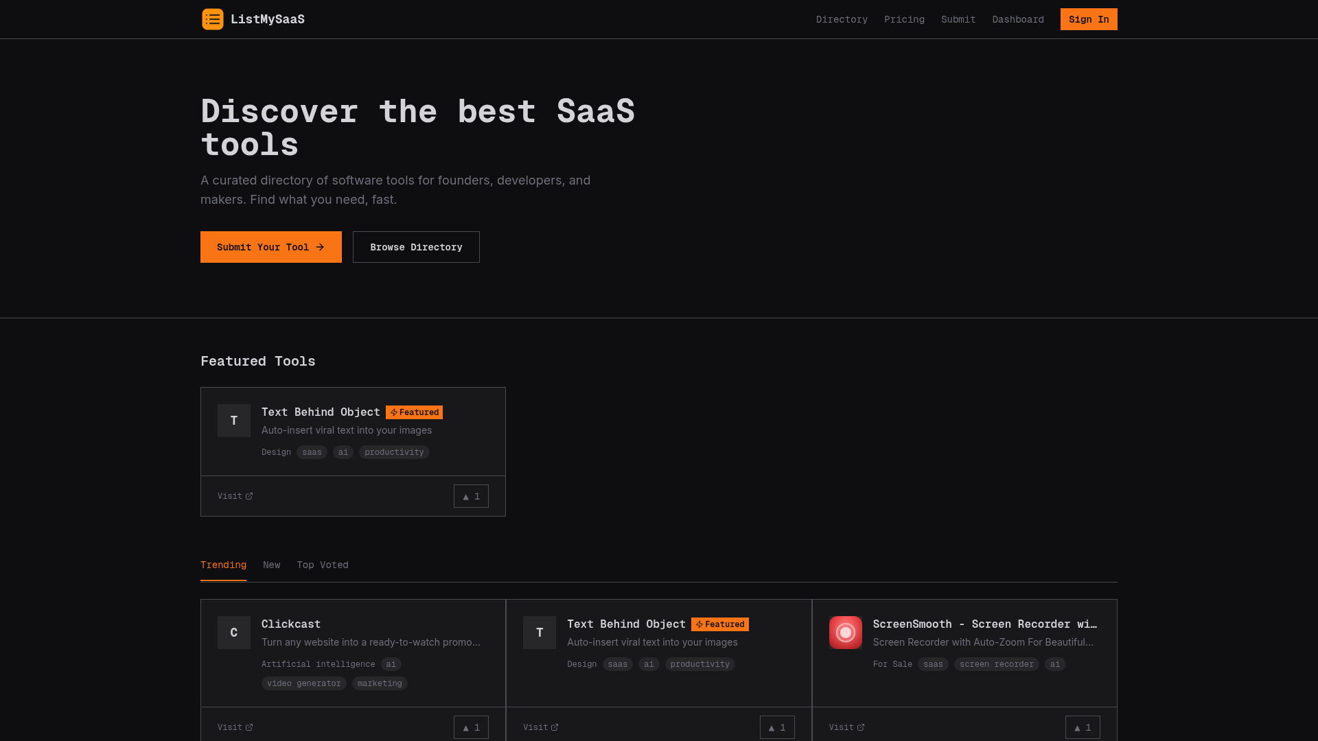listmysaas - Product Image